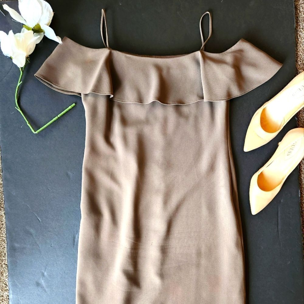 Theory Dark Green Formal Dress